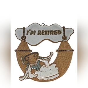 St Andrews Abby Lrg Im Retired Ceramic Angel Wall Art Folk Art Made By Monks